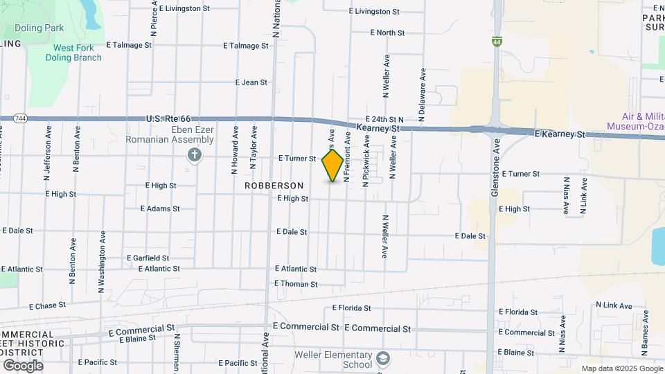 2216 N Rogers Ave Map and Location Details
