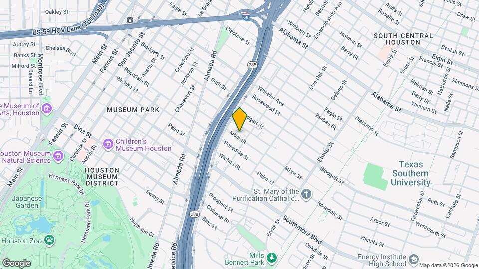 2307 Arbor St Map and Location Details