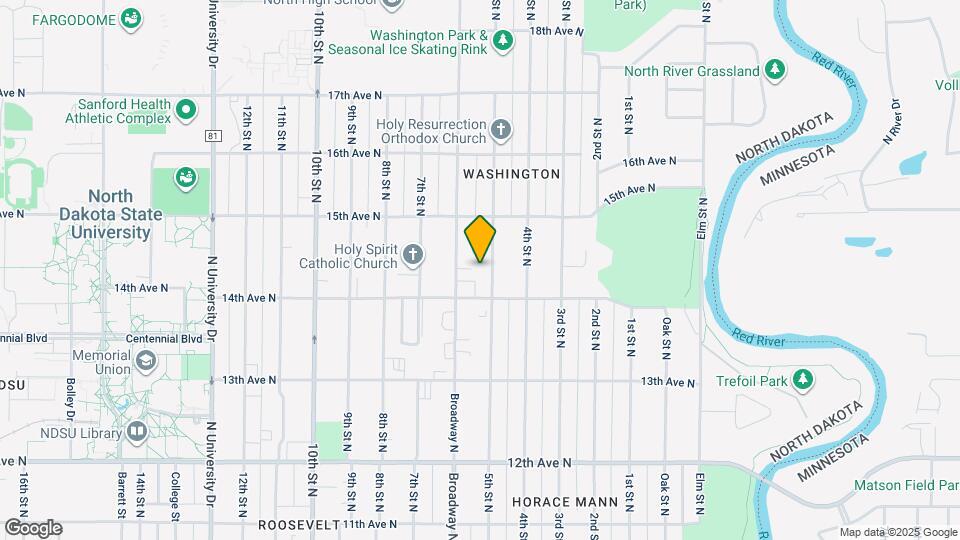 1412 5th St N Map and Location Details