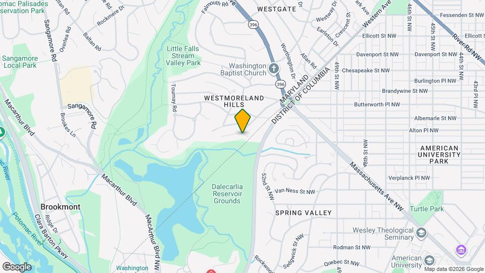 5204 Westwood Dr Map and Location Details