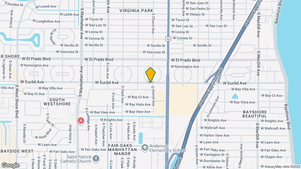 3904 W Euclid Ave Map and Location Details