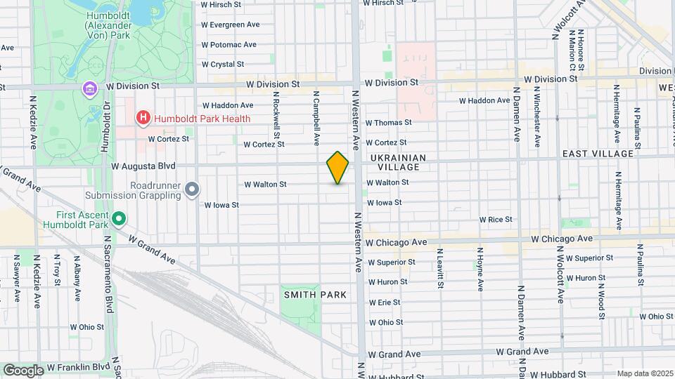 2431 W Walton St, Unit 2R Mapa y Detalles de la Ubicación
