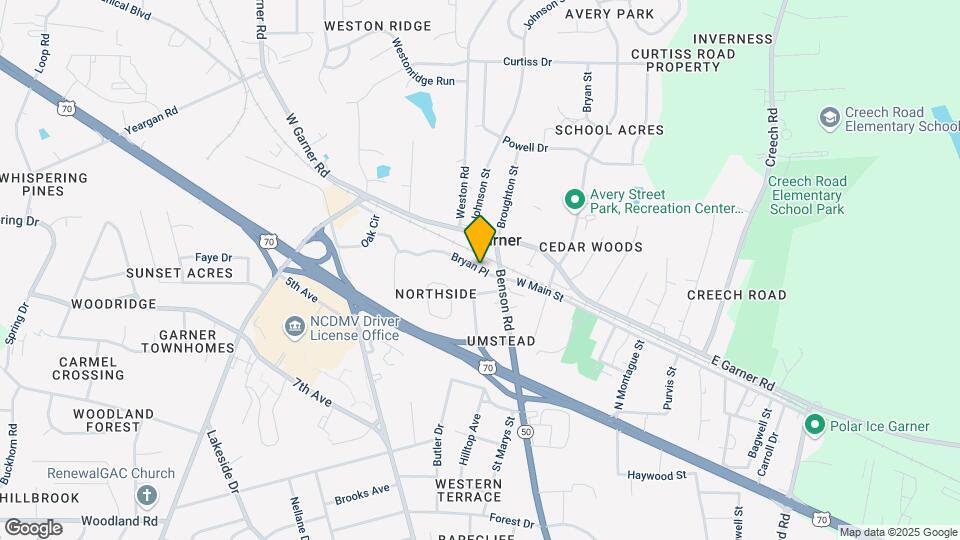 Bryan Woods Apartments Mapa y Detalles de la Ubicación