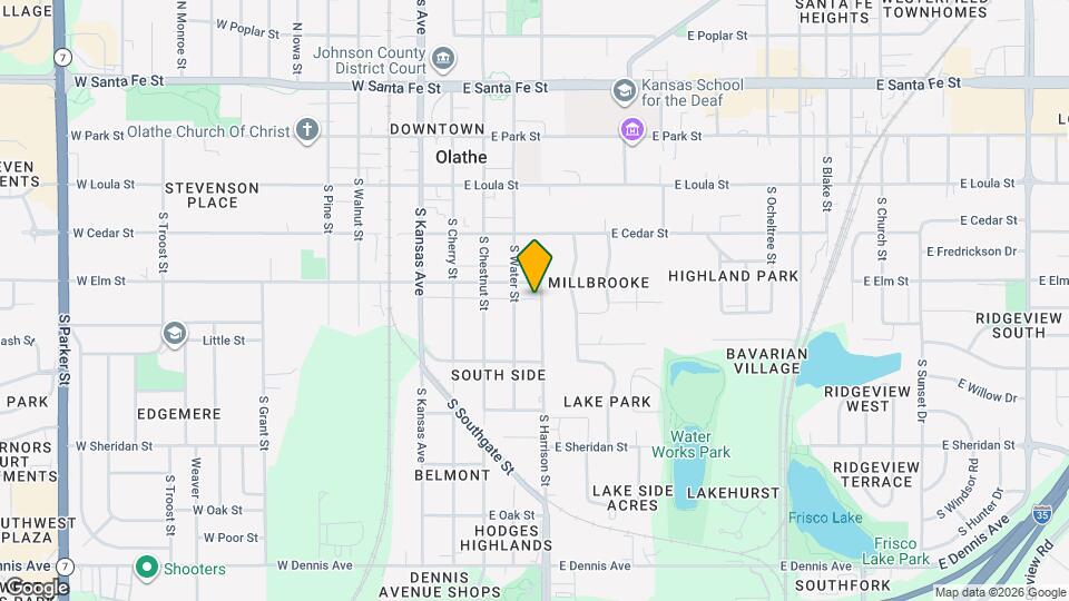 415 S Harrison St Map and Location Details