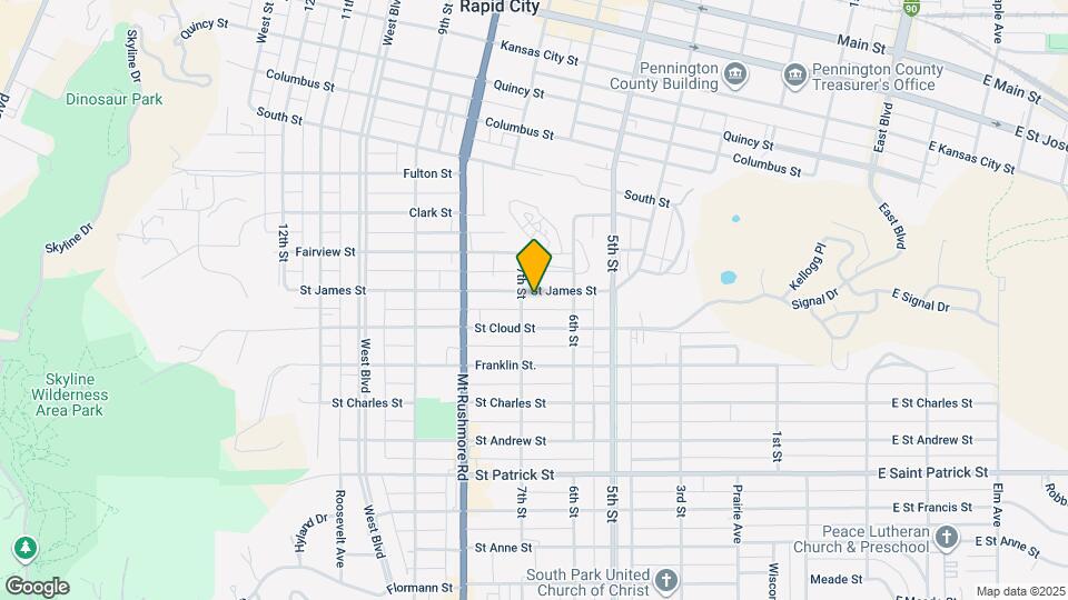 631 Saint James St, Unit Apt A Mapa y Detalles de la Ubicación