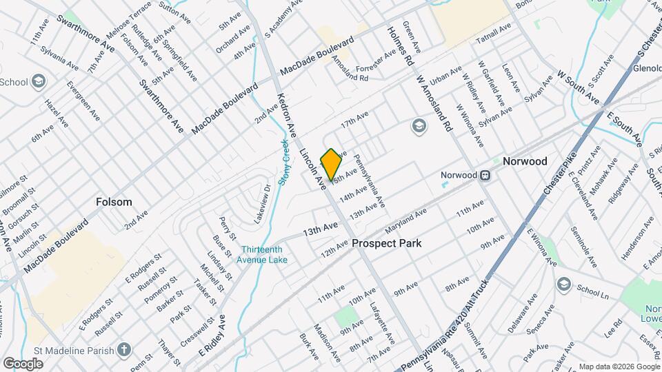 1421 Lincoln Ave, Unit B Mapa y Detalles de la Ubicación