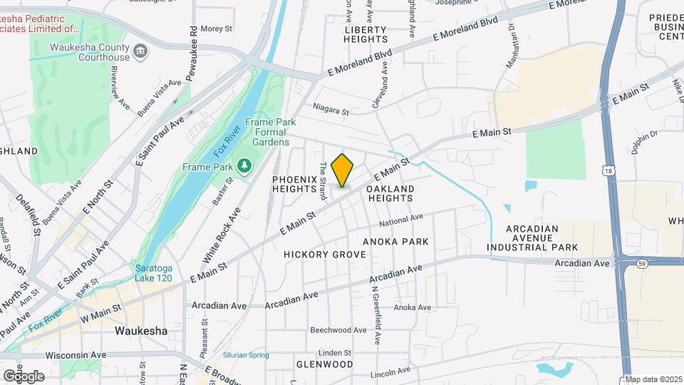 922 E Main St Map and Location Details