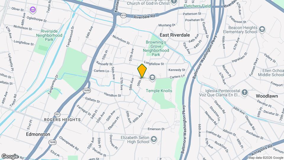 5225 59th Ave Map and Location Details