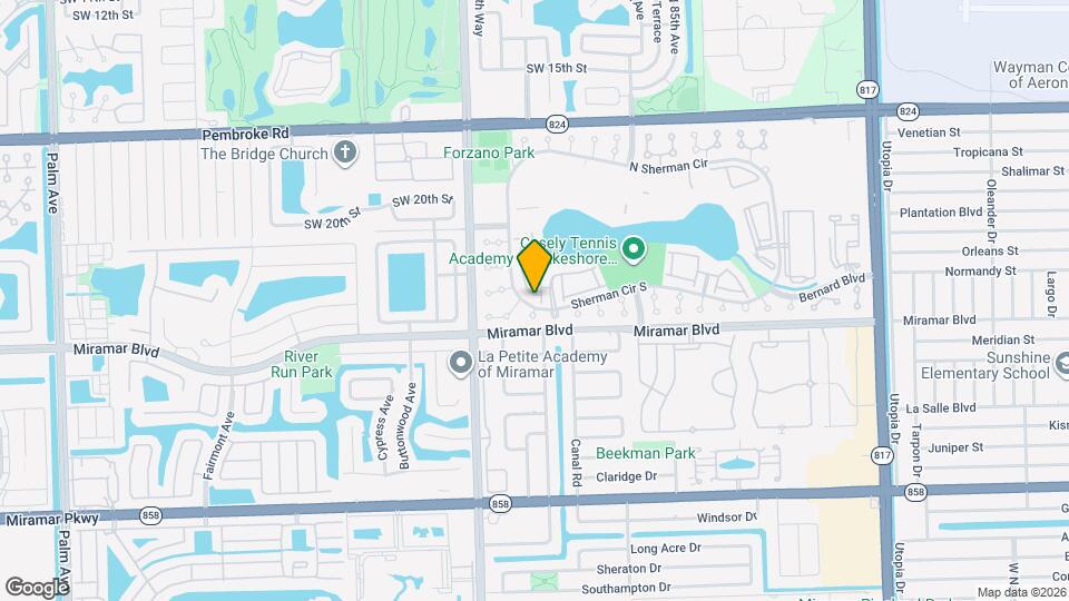 2420 SW 87th Way Map and Location Details