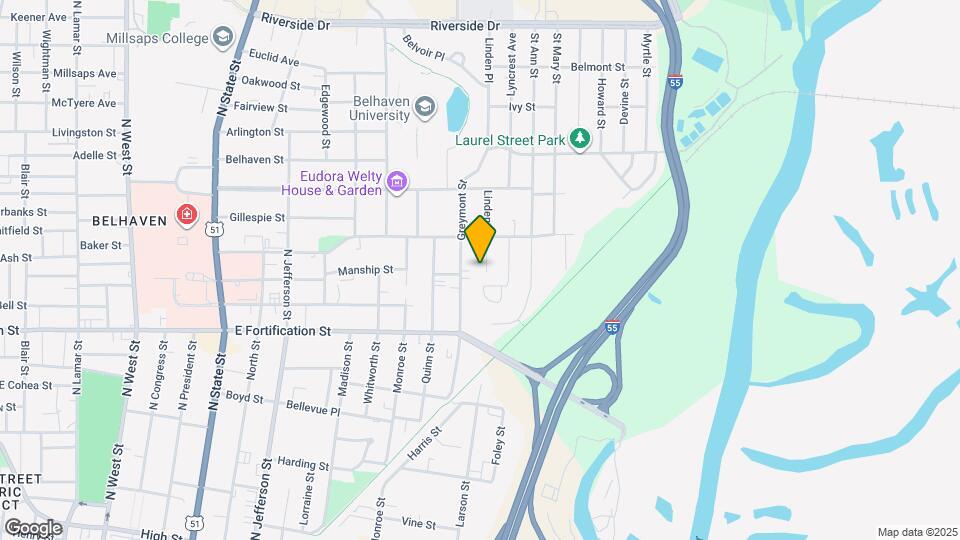 1207-1209 Linden Pl Map and Location Details