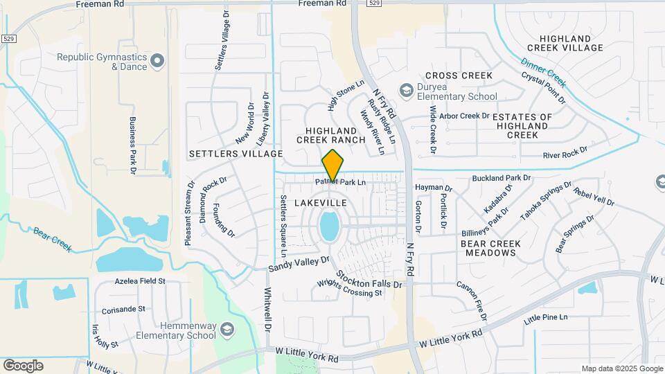 20729 Patriot Park Ln Map and Location Details
