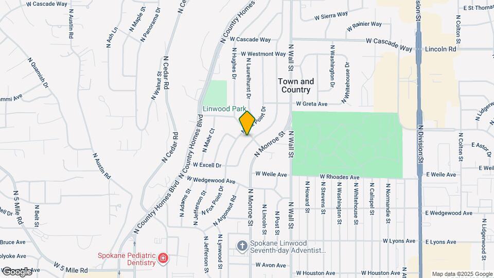 1003 W Eastmont Way Map and Location Details