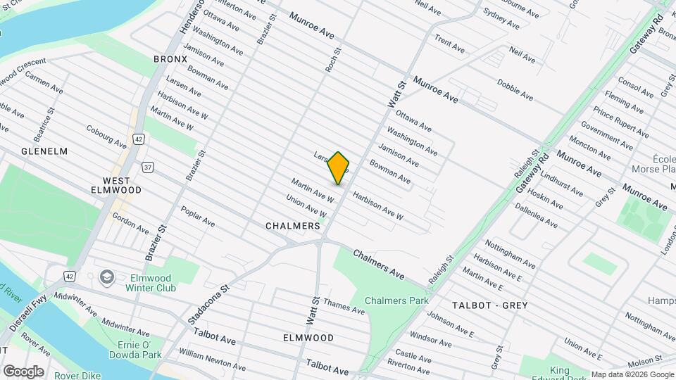 418 Harbison Ave W Map and Location Details