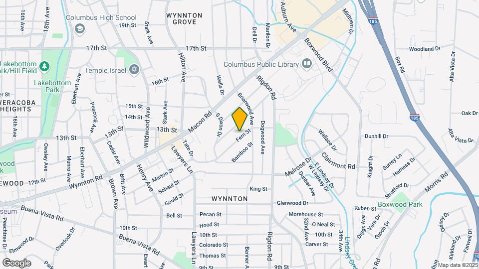 2823 Fern St Map and Location Details
