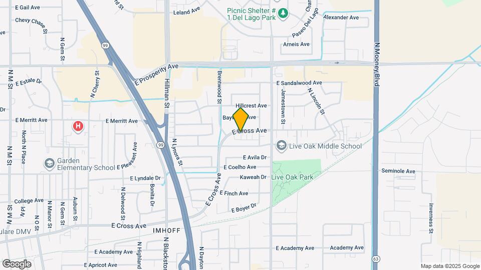 1533 E Cross Ave Map and Location Details