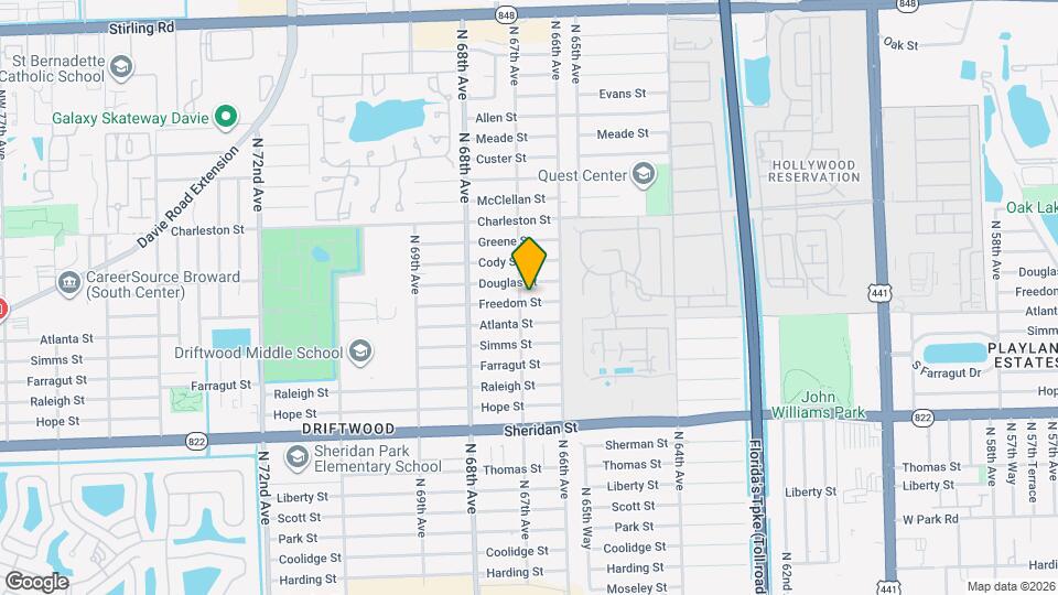 6661 Freedom St Map and Location Details