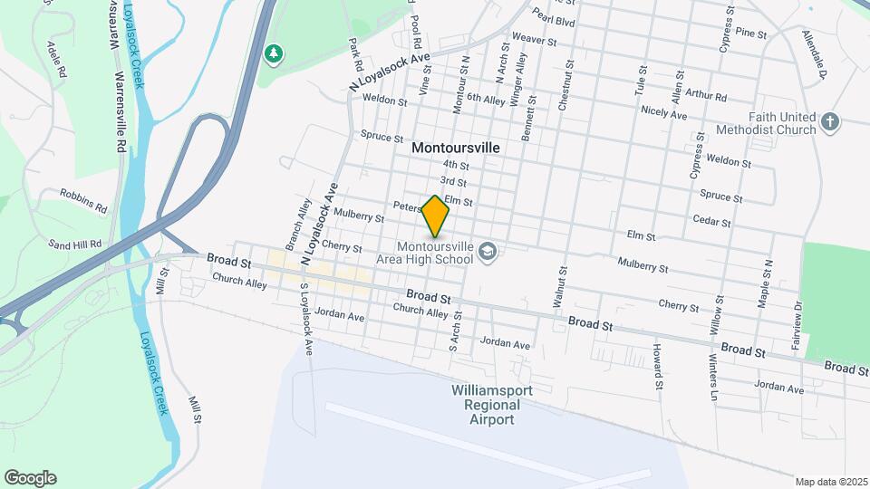 117 N Montour St, Unit 117 Map and Location Details