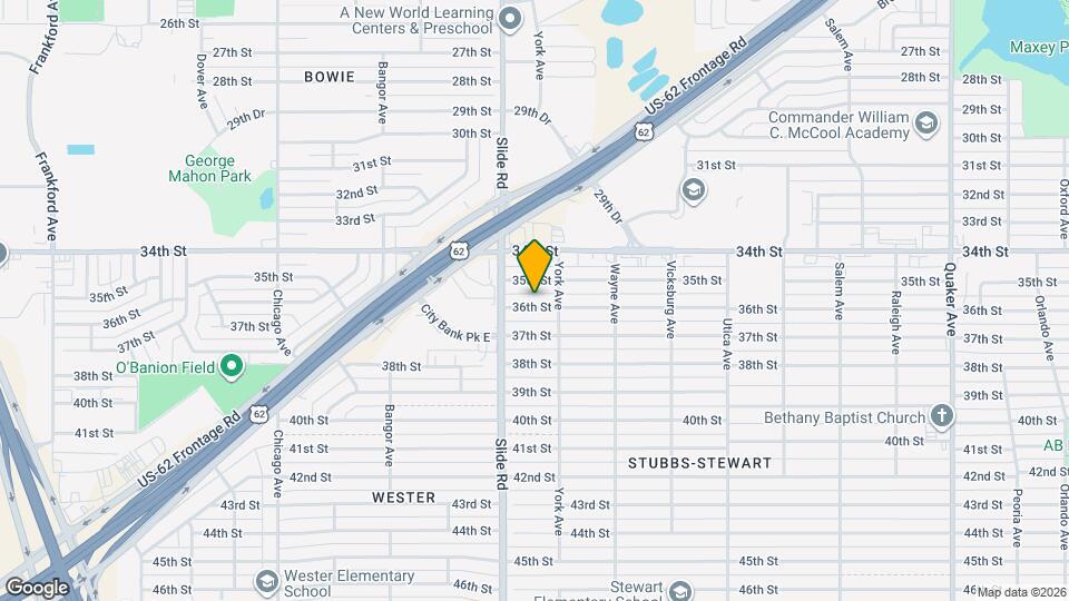 5110 36th St Map and Location Details