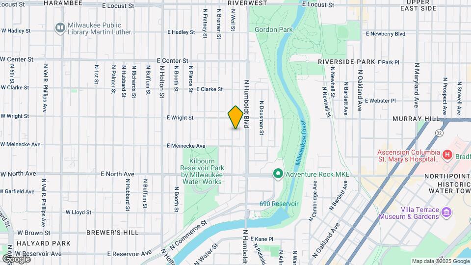 2436 N Weil St Mapa y Detalles de la Ubicación