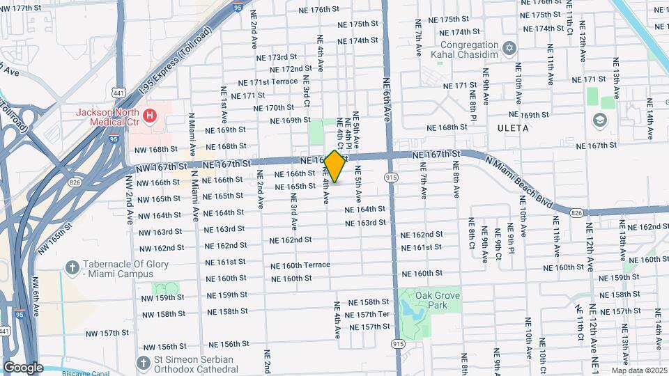 430 NE 165th St Map and Location Details