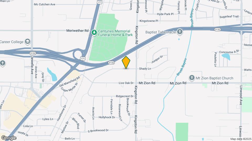 1819 Shady Ln Map and Location Details