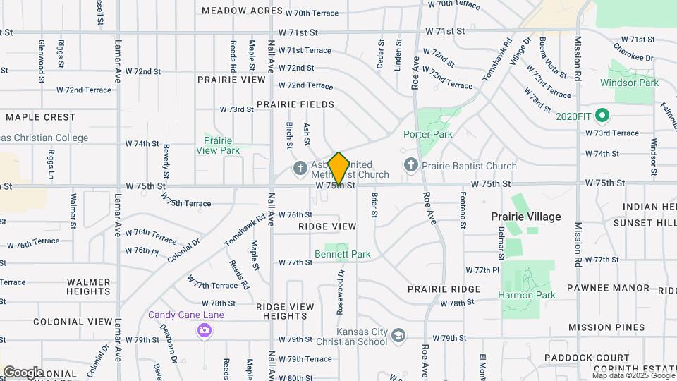 5105 W 75th St Map and Location Details
