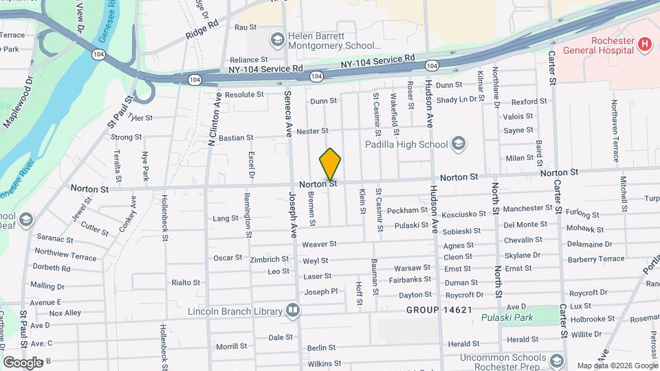 651 Norton St Mapa y Detalles de la Ubicación