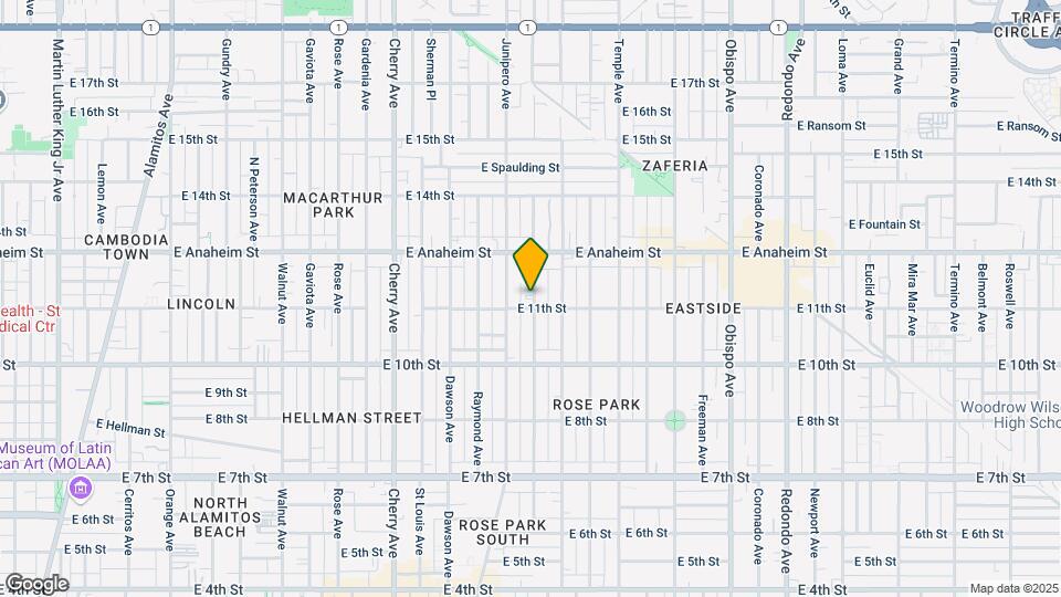 1117 Stanley Ave Map and Location Details