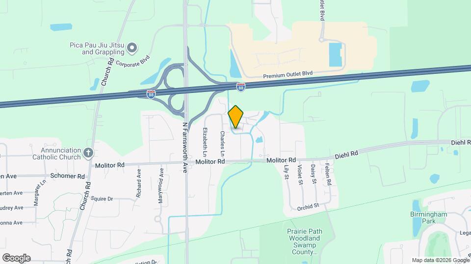 1942 Tall Oaks Dr Map and Location Details