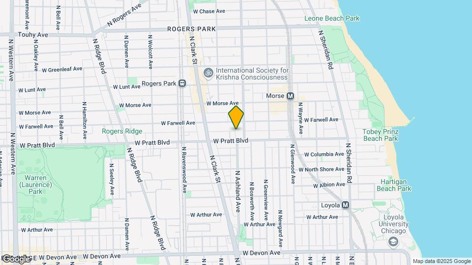 6812-6818 N Ashland Blvd Map and Location Details