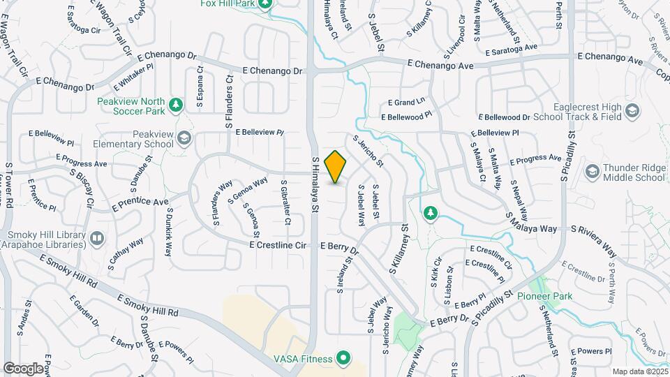 20204 E Progress Pl Map and Location Details