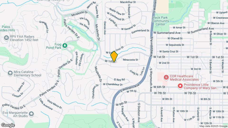 376 Miraleste Dr Map and Location Details