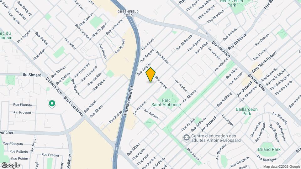 6218 Agathe Rue Map and Location Details