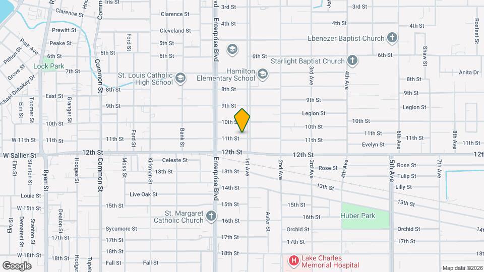 1319 11th St Map and Location Details