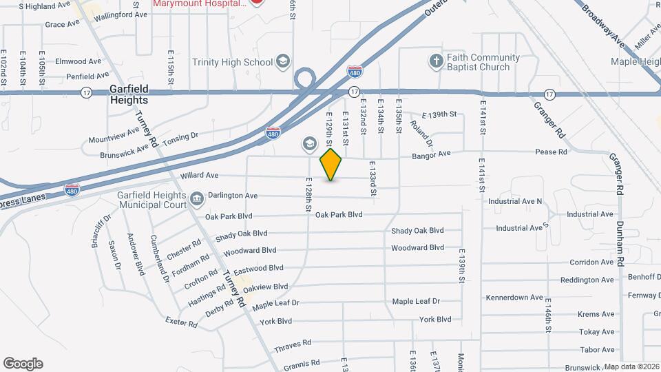 12904 Willard Ave Map and Location Details