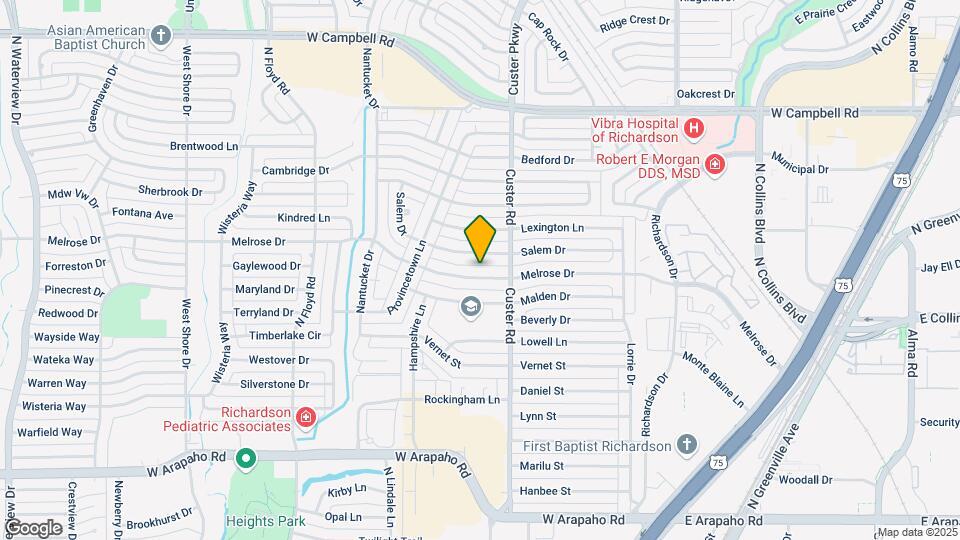 510 Melrose Dr Map and Location Details