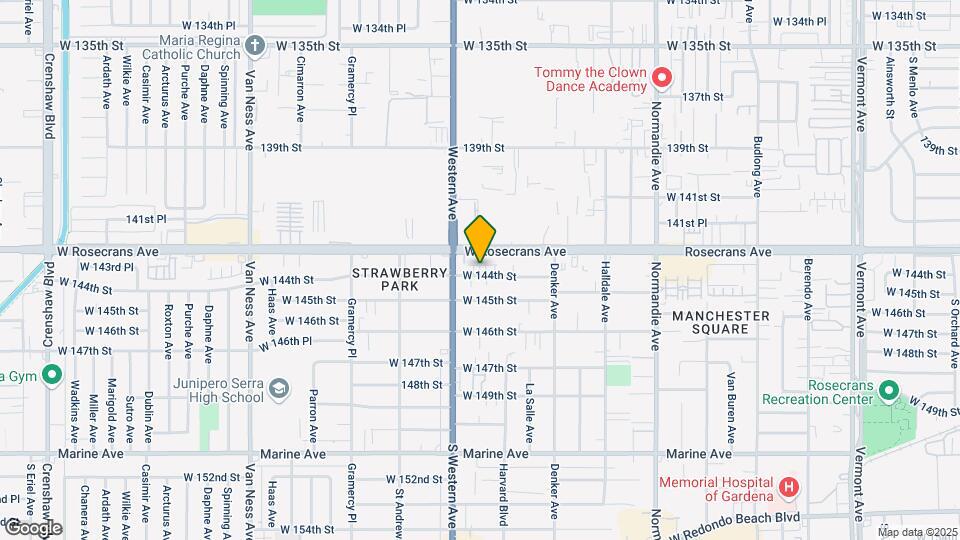 1733 W 144th St Map and Location Details