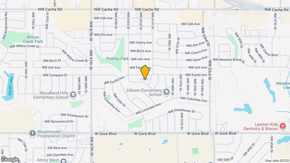 6103 NW Dearborn Ave Map and Location Details