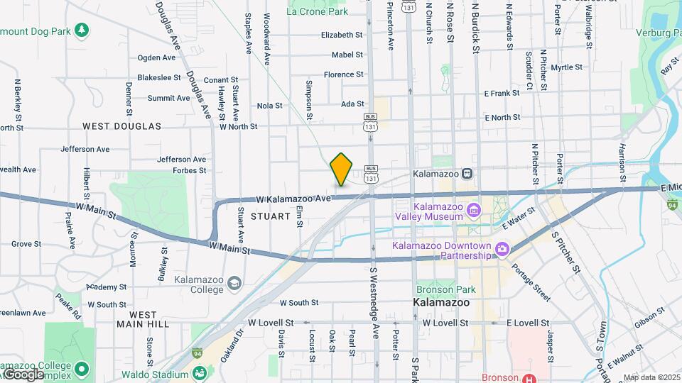 608 W Kalamazoo Ave Map and Location Details