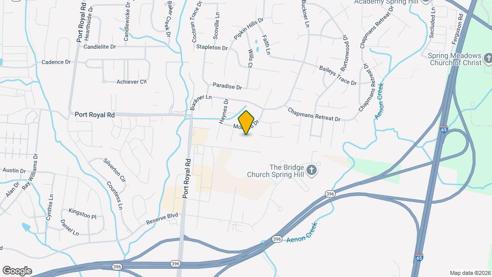 3505 Flora Dr Map and Location Details