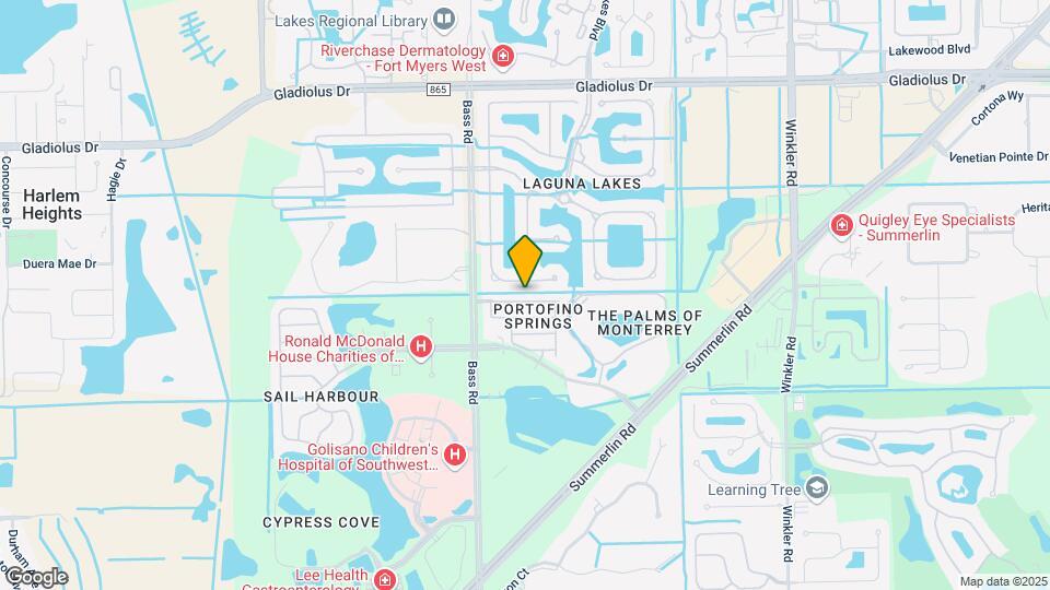 15840 Portofino Springs Blvd Map and Location Details