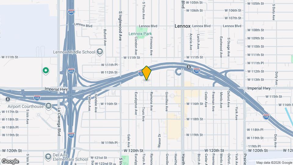 11314 1/2 S Truro Ave Map and Location Details