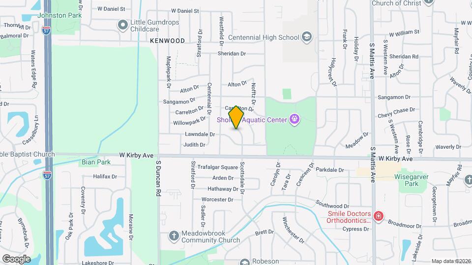 1411 Scottsdale Dr Map and Location Details
