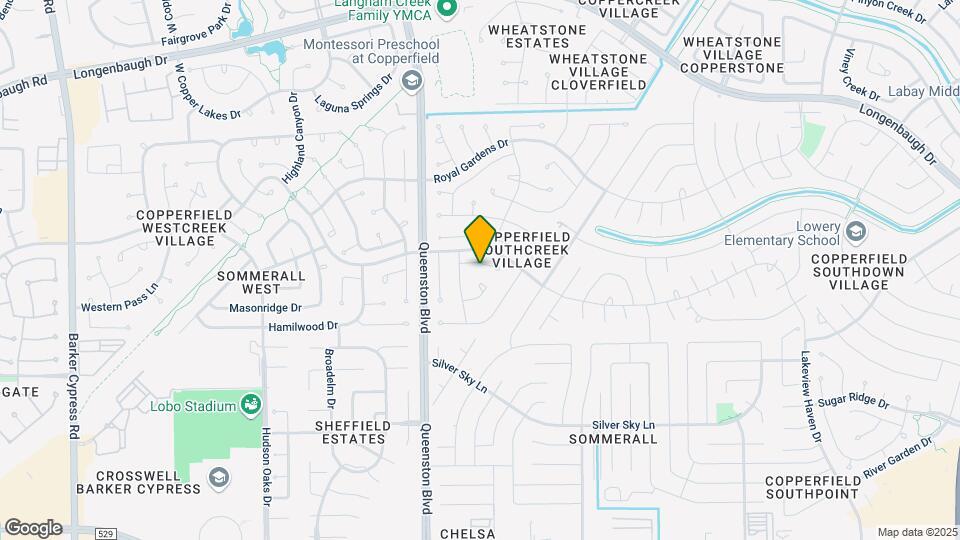 16907 Elmwood Glen Ct Map and Location Details
