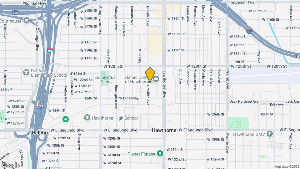 12208 Grevillea Ave Map and Location Details
