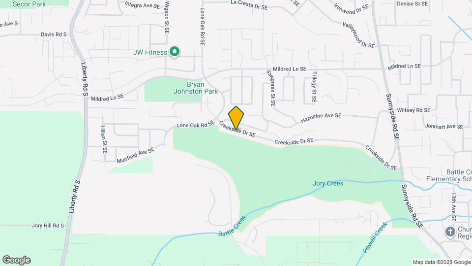 504 Creekside Dr SE Map and Location Details