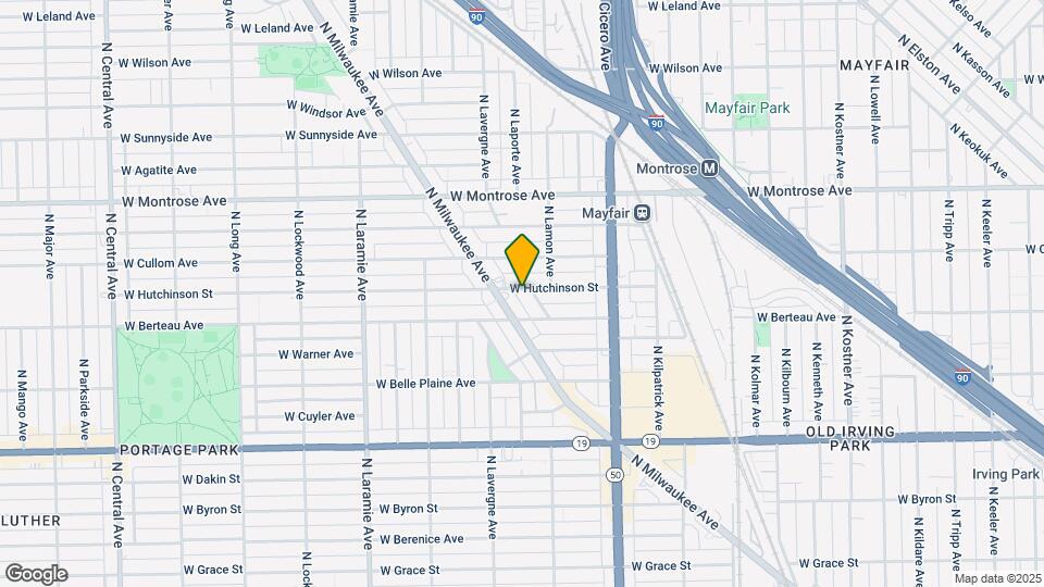 4933 W Hutchinson Ave Map and Location Details