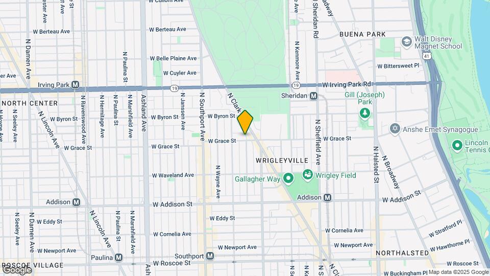 1234 W Grace St Map and Location Details