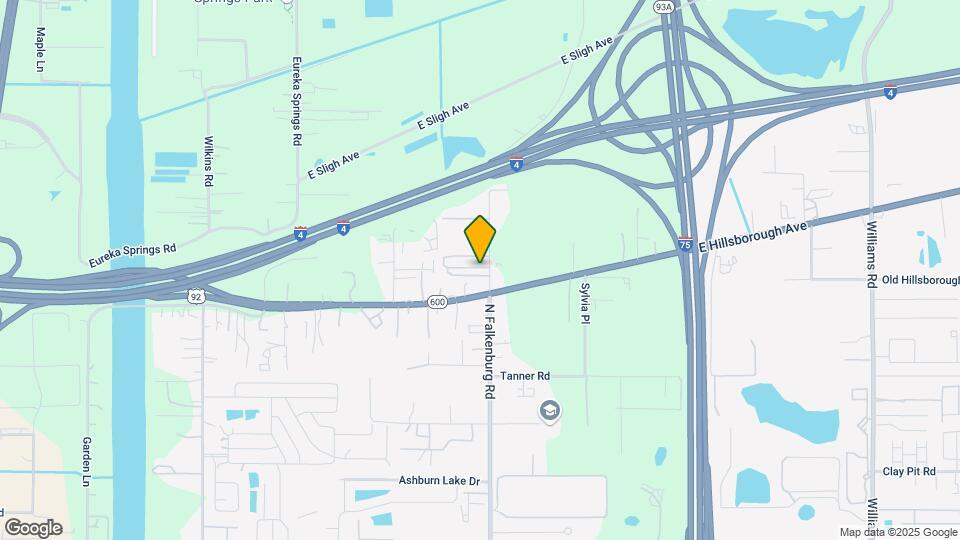 5410 N Falkenburg Rd Map and Location Details