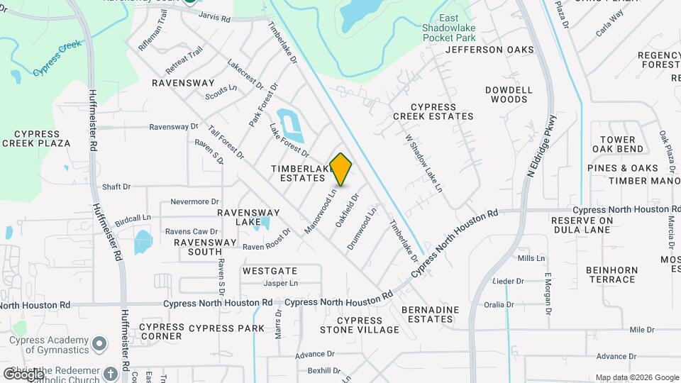 12701 Manorwood Ln Map and Location Details